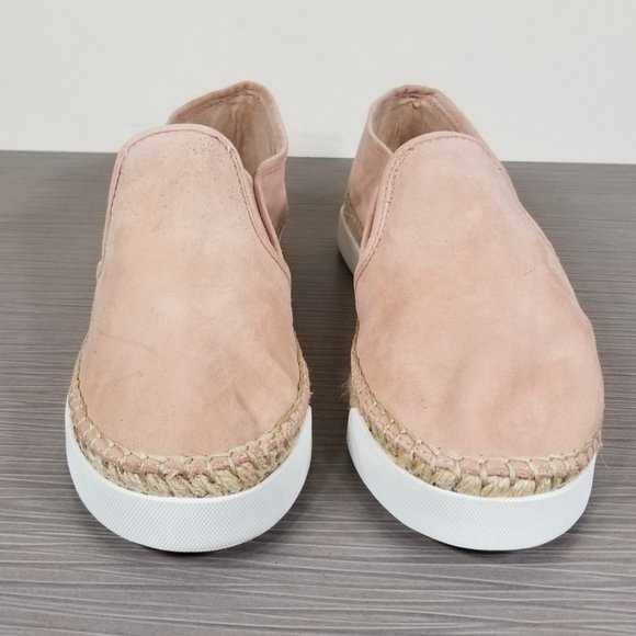 Vince Camuto Tambie Slip-on Sneaker, Light Pink Suede, Womens Size 6 M / 36.5 - Picture 2 of 10